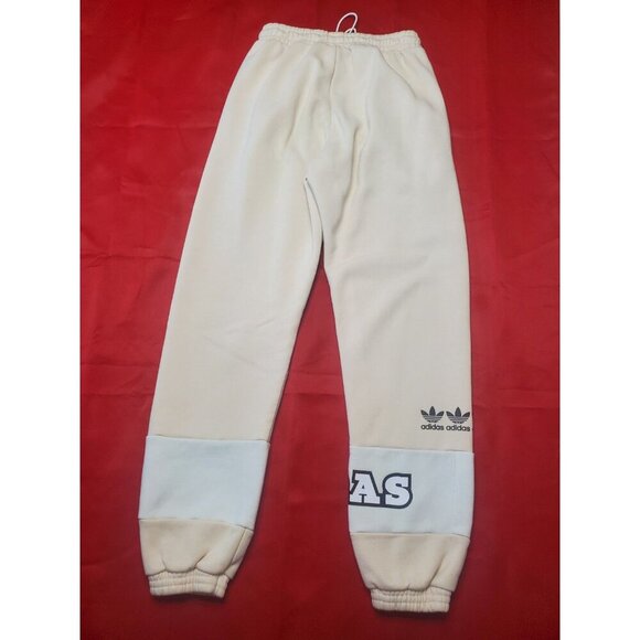 Adidas Joggers Women's Size S Cream And White Logo Prototype Model Sample Unit - Picture 2 of 13